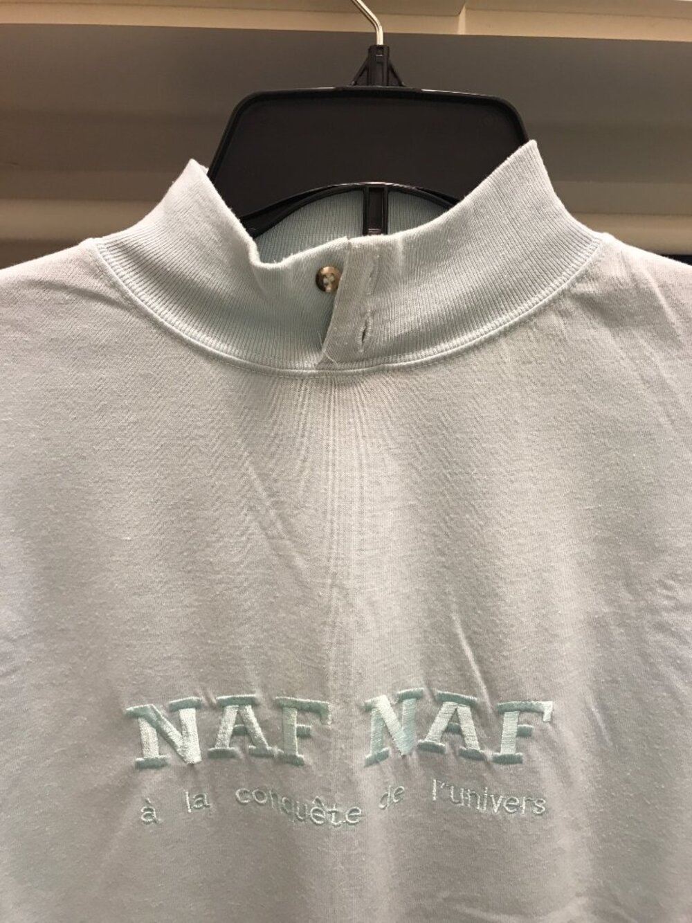 NAF NAF long sleeves shirt. Original VINTAGE 1993. X-XL unisex.